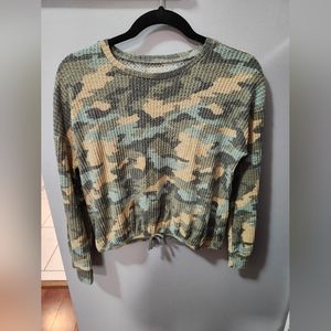 Girls Treasure & Bond Camo shirt